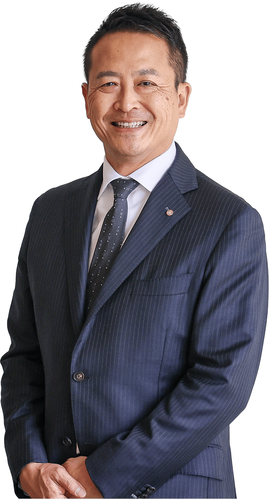 代表取締役の立見公一の写真