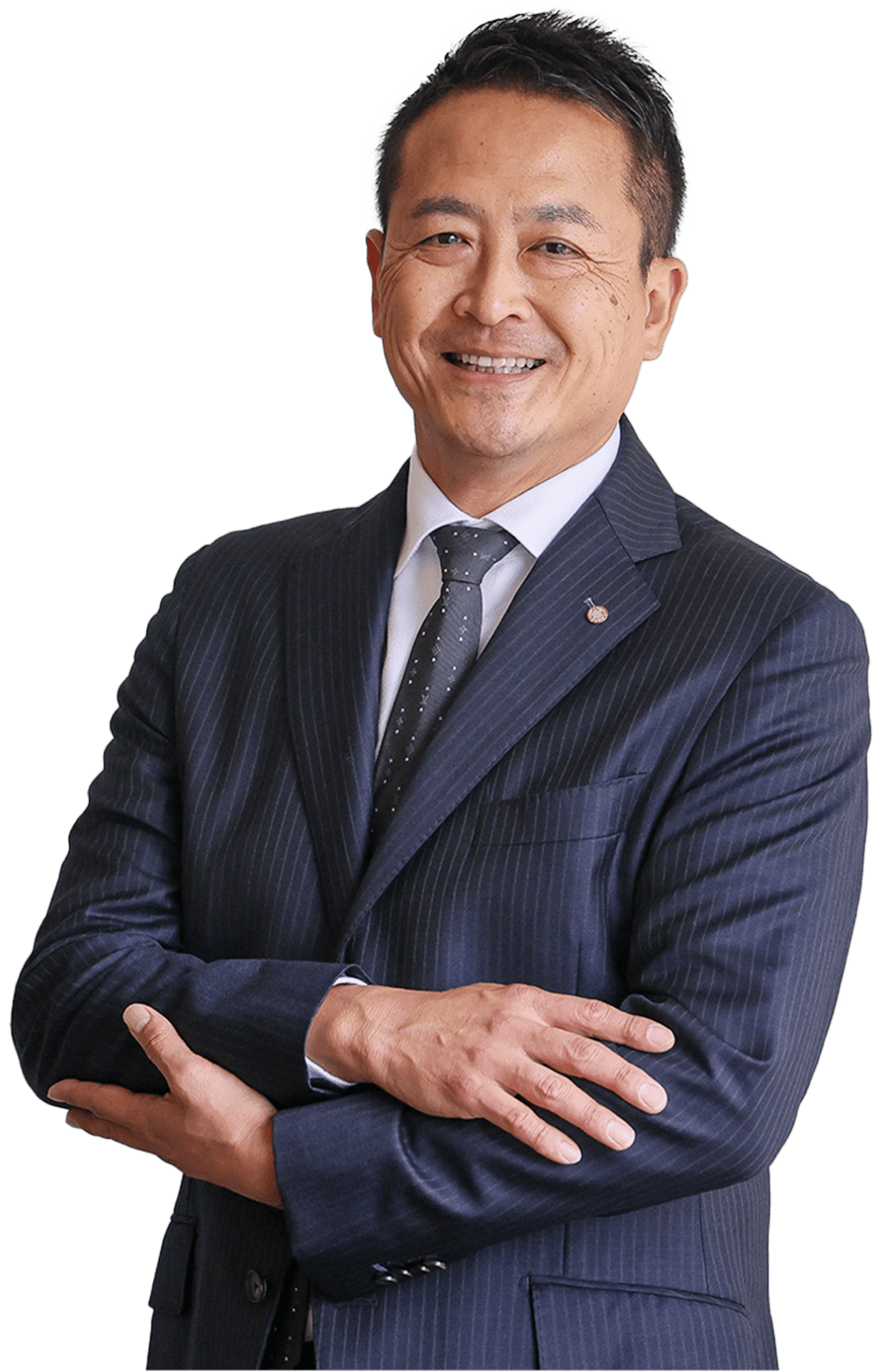 代表取締役の立見公一の写真