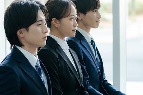 会社説明会の参加者の様子